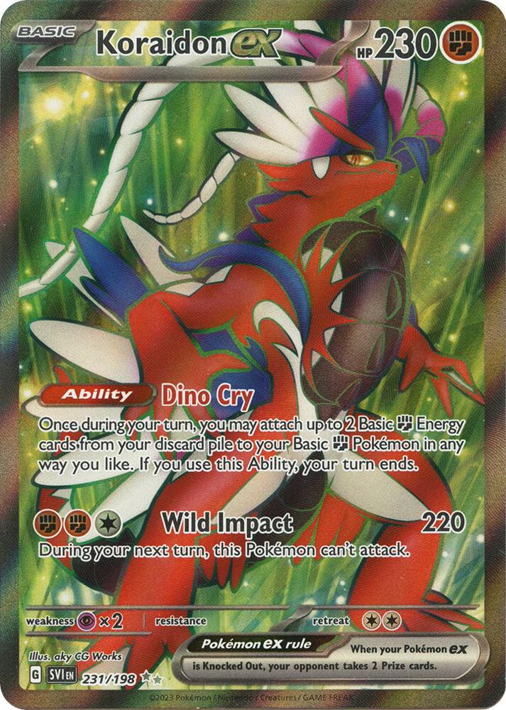 Koraidon Ex 231/198 SV1