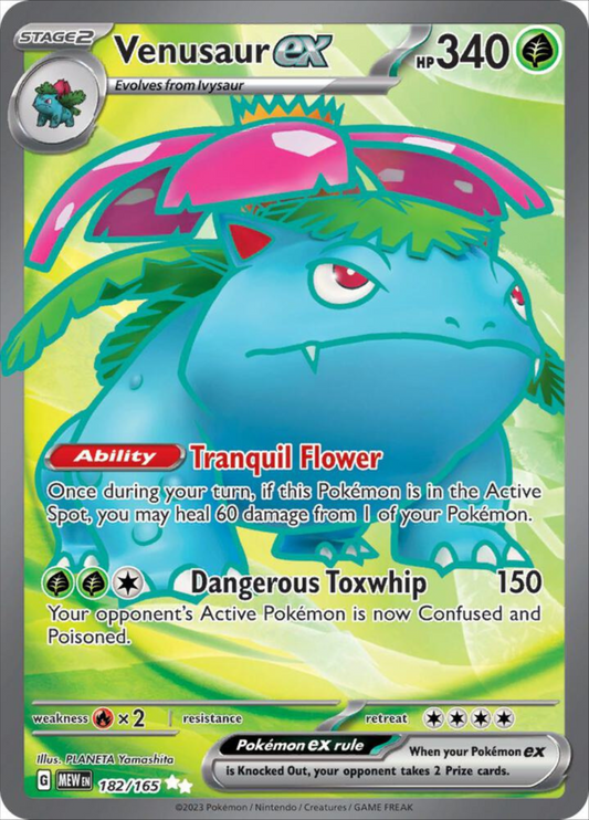 Venusaur EX 151 182/165