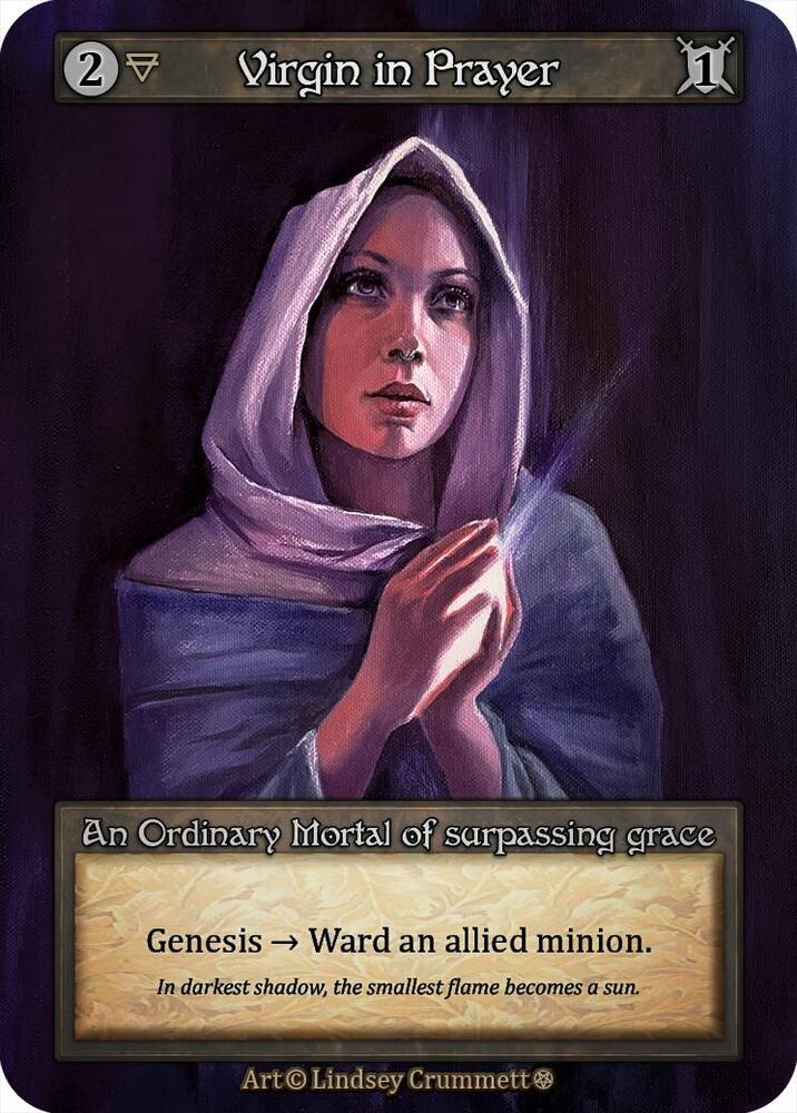 Virgin in Prayer - Gothic